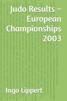 Judo Results - European Championships 2003