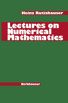 Hardcover Lectures on Numerical Mathematics Book