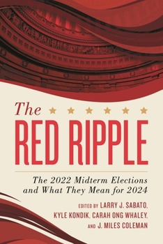 Paperback Red Ripple: The 2022 Midterm Elections and What They Mean for 2024 Book