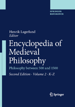Hardcover Encyclopedia of Medieval Philosophy: Philosophy Between 500 and 1500 Book