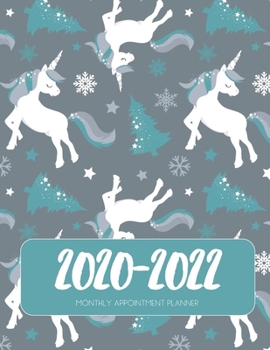 2020-2022 Three 3 Year Planner Christmas Unicorn Monthly Calendar Gratitude Agenda Schedule Organizer: 36 Months Calendar; Appointment Diary Journal ... Notes, Julian Dates & Inspirational Quotes