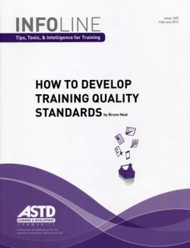 Paperback How to Develop Training Quality Standards Book