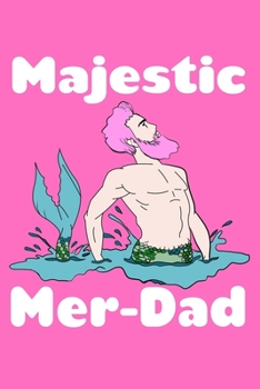 Paperback Majestic Mer Dad: Comic Book Notebook Paper Book