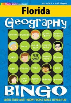 Hardcover Florida Geography Bingo Game! Book