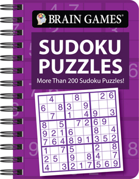 Spiral-bound Brain Games - To Go - Sudoku Puzzles: More Than 200 Sudoku Puzzles! (Purple) Book