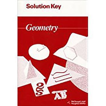 Paperback Solution Key Geometry Book