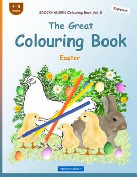 Paperback BROCKHAUSEN Colouring Book Vol. 5 - The Great Colouring Book: Easter Book
