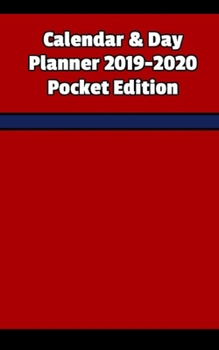 Paperback 2019-2020 Calendar & Day Planner Pocket Edition Book