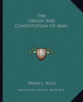 Paperback The Origin And Constitution Of Man Book