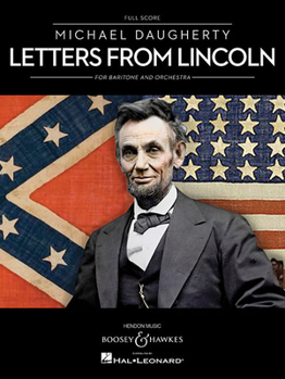 Paperback Letters from Lincoln for Baritone and Orchestra: Full Score Book