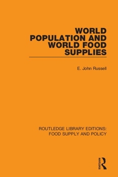 Paperback World Population and World Food Supplies Book