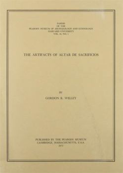 Paperback The Artifacts of Altar de Sacrificios Book