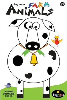 Paperback Beginner FARM ANIMALS: Beginner FARM ANIMALS Book