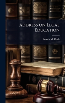 Hardcover Address on Legal Education Book