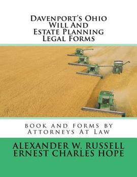 Paperback Davenport's Ohio Will And Estate Planning Legal Forms Book