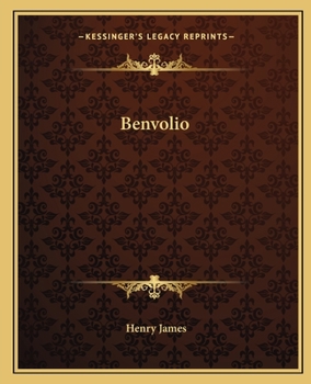 Paperback Benvolio Book