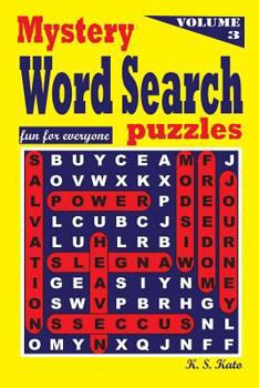 Paperback Mystery WORD SEARCH Puzzles Volume 3 Book