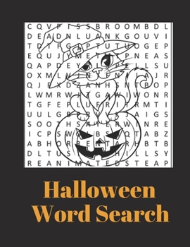 Paperback Halloween Word Search: Large Print Word Search Puzzles for Adults and Teens Book