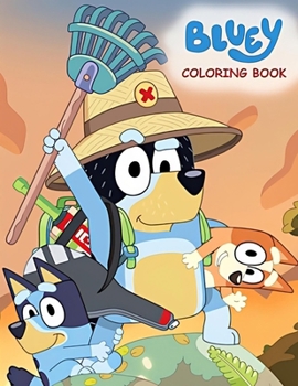 Paperback Bluey Coloring Book