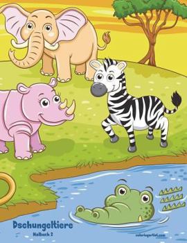 Paperback Dschungeltiere-Malbuch 2 [German] Book
