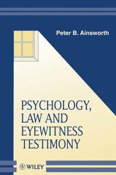 Paperback Psychology, Law Eyewitness Testimony Book