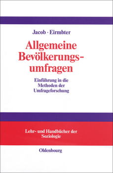 Hardcover Allgemeine Bevölkerungsumfragen [German] Book