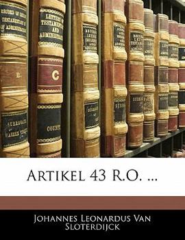 Paperback Artikel 43 R.O. ... [Dutch] Book