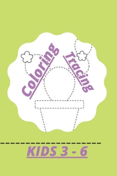 Paperback Coloring Tracing: For Kids 3-6 [French] Book
