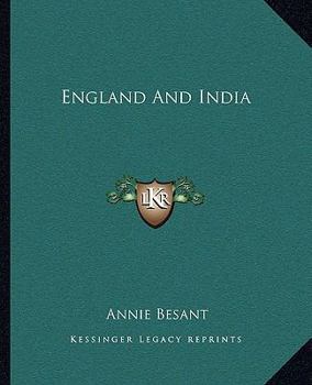 England And India
