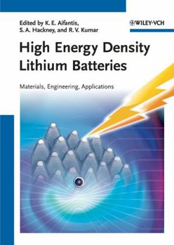 Hardcover High Energy Density Lithium Batteries: Materials, Engineering, Applications Book