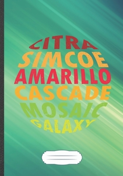 Citra Simcoe Amarillo Cascade Mosaic Galaxy: Craft Blank Lined Notebook/ Journal, Writer Practical Record. Dad Mom Anniversay Gift. Thoughts Creative ... Fashionable Vintage Look 110 Pages B5