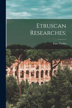 Paperback Etruscan Researches; Book