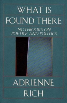 Hardcover What Is Found There: Notebooks on Poetry and Politics Book