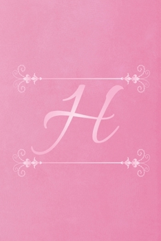 Paperback H: Initial Monogram Letter H College Ruled Notebook. Personalized Medium Lined Journal & Diary for Writing & Note Taking Book