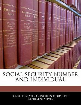 Paperback Social Security Number and Individual Book