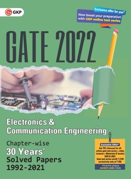 Paperback GATE 2022 Electronics & Communication Engineering - 30 Years Chapter-wise Solved Papers (1992-2021) Book