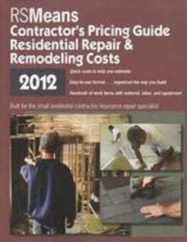 Paperback RSMeans Residential Repair & Remodeling Costs: Contractor's Pricing Guide Book
