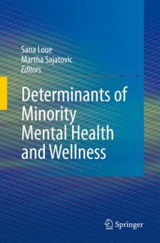 Hardcover Determinants of Minority Mental Health and Wellness Book