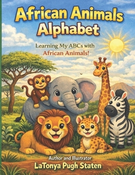 Paperback African Animals Alphabet: Learning My ABCs with African Animals Book