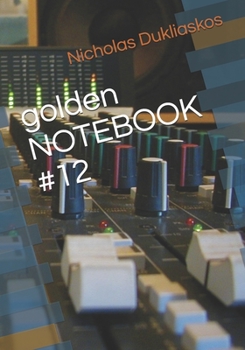 Paperback golden NOTEBOOK #12 Book