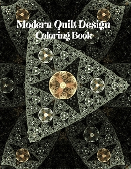 Paperback Modern Quilt Design Coloring Book