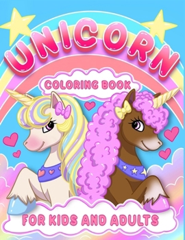 Paperback Unicorns: A Coloring Book for Kids and Adults Book