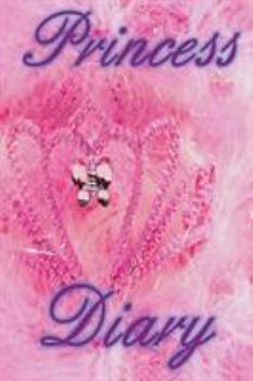 Paperback Pink Princess Diary - For Girls- Journal Book