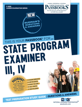 Paperback State Program Examiner III, IV (C-4866): Passbooks Study Guide Volume 4866 Book