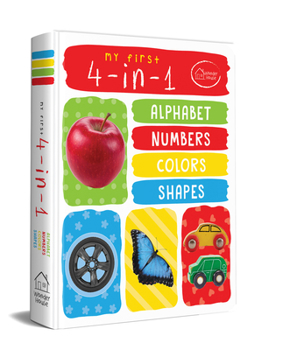 Board book My First 4 in 1: Alphabet, Numbers, Colors, Shapes Book