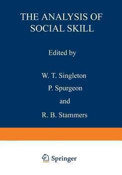 Paperback The Analysis of Social Skill Book