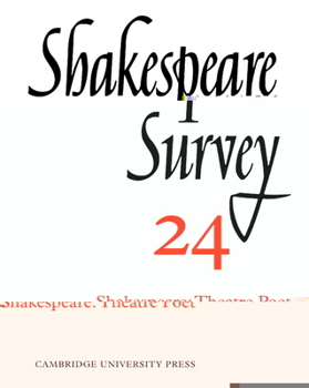 Paperback Shakespeare Survey Book