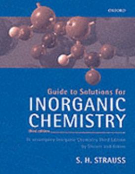 Paperback Guide to Solutions for Inorganic Chemistry Book