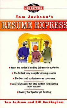 Paperback Tom Jackson's Resume Express Book