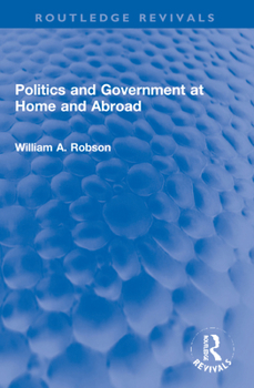 Paperback Politics and Government at Home and Abroad Book